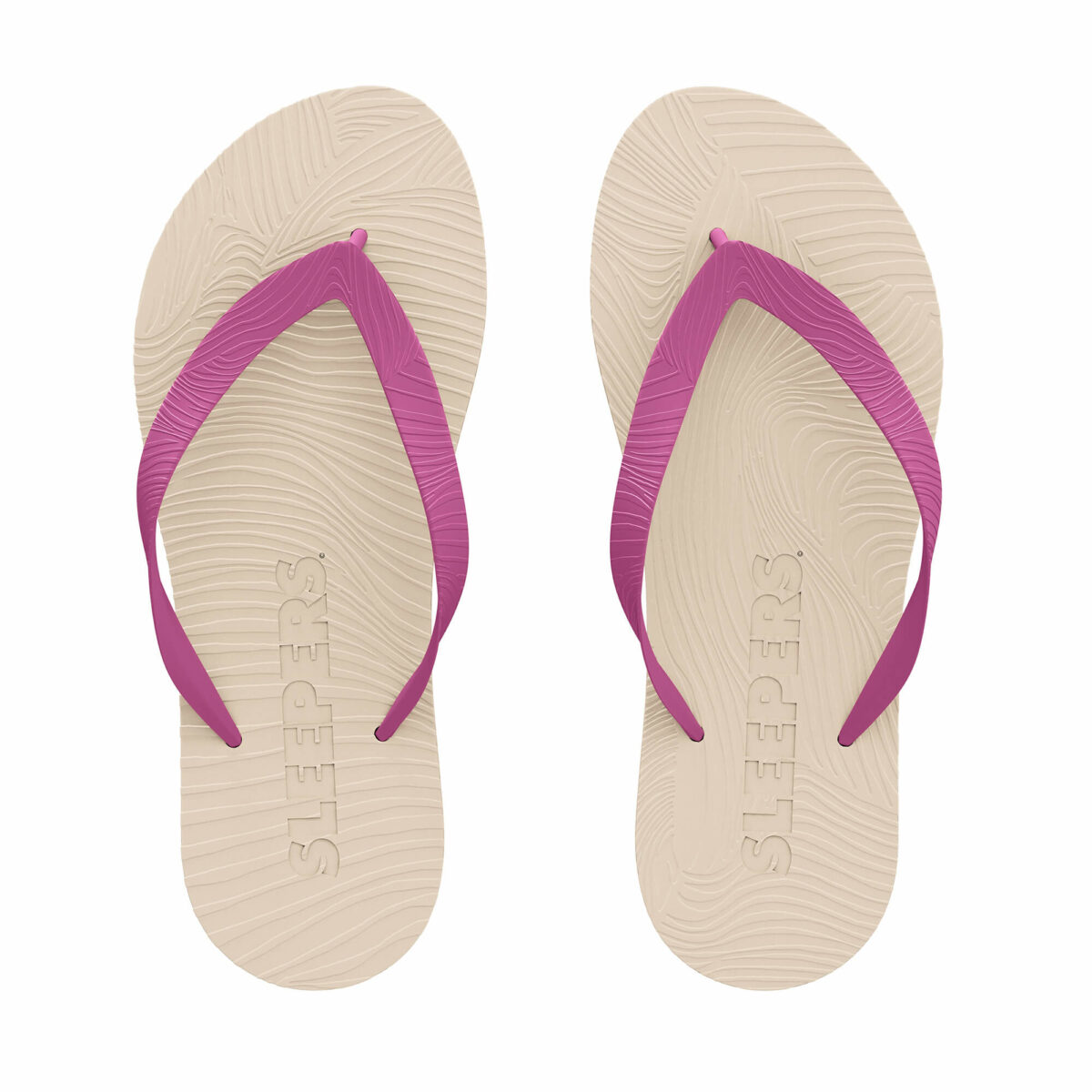 SLIM WIDE STRAP Eggnog Fucsia