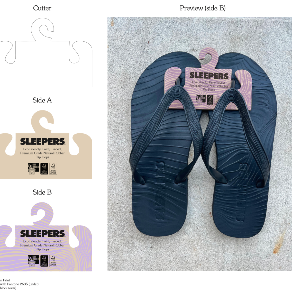 Sleepers hanger – bundle of 25